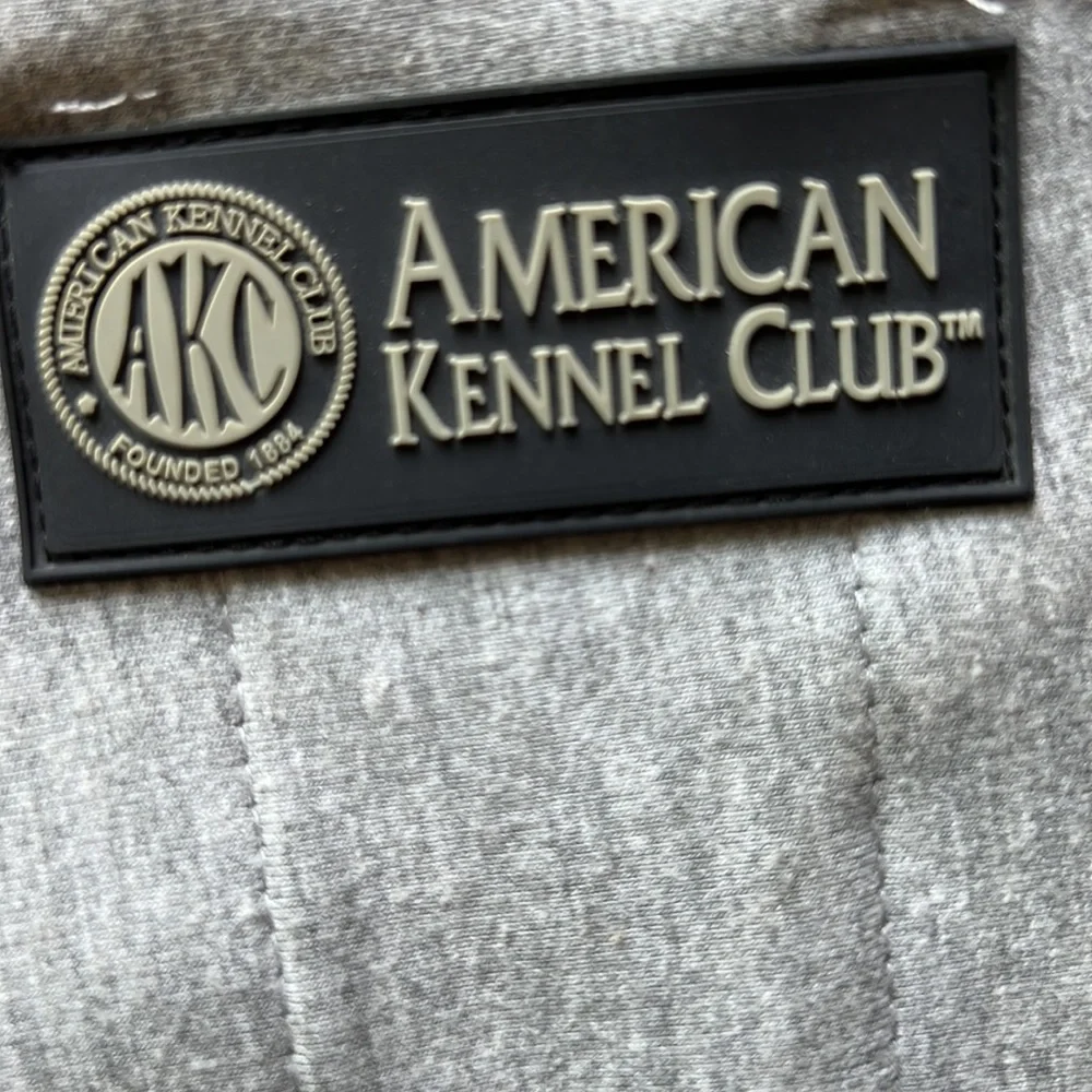 AKC American Kennel Club Calming Dog Coat Jacket Gray Medium M Travel Comfort